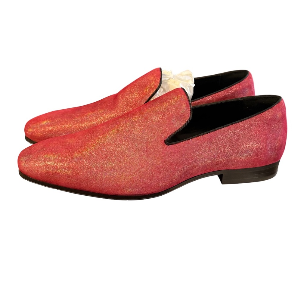 Aldo Red Loafers Slip-Ons Elegant Design